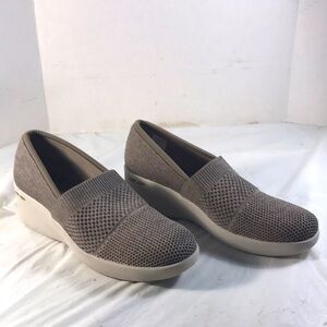 Skechers Women's Pier-Lite Wow Factor Slip-On Gray Wedge Casual Sneaker Shoes